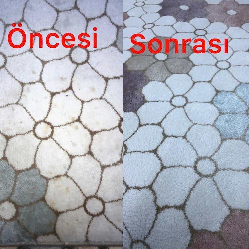 Halı Yıkama Öncesi Sonrası